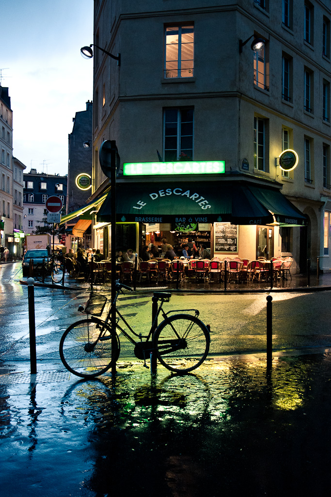 Bicycle at Le Descartes.