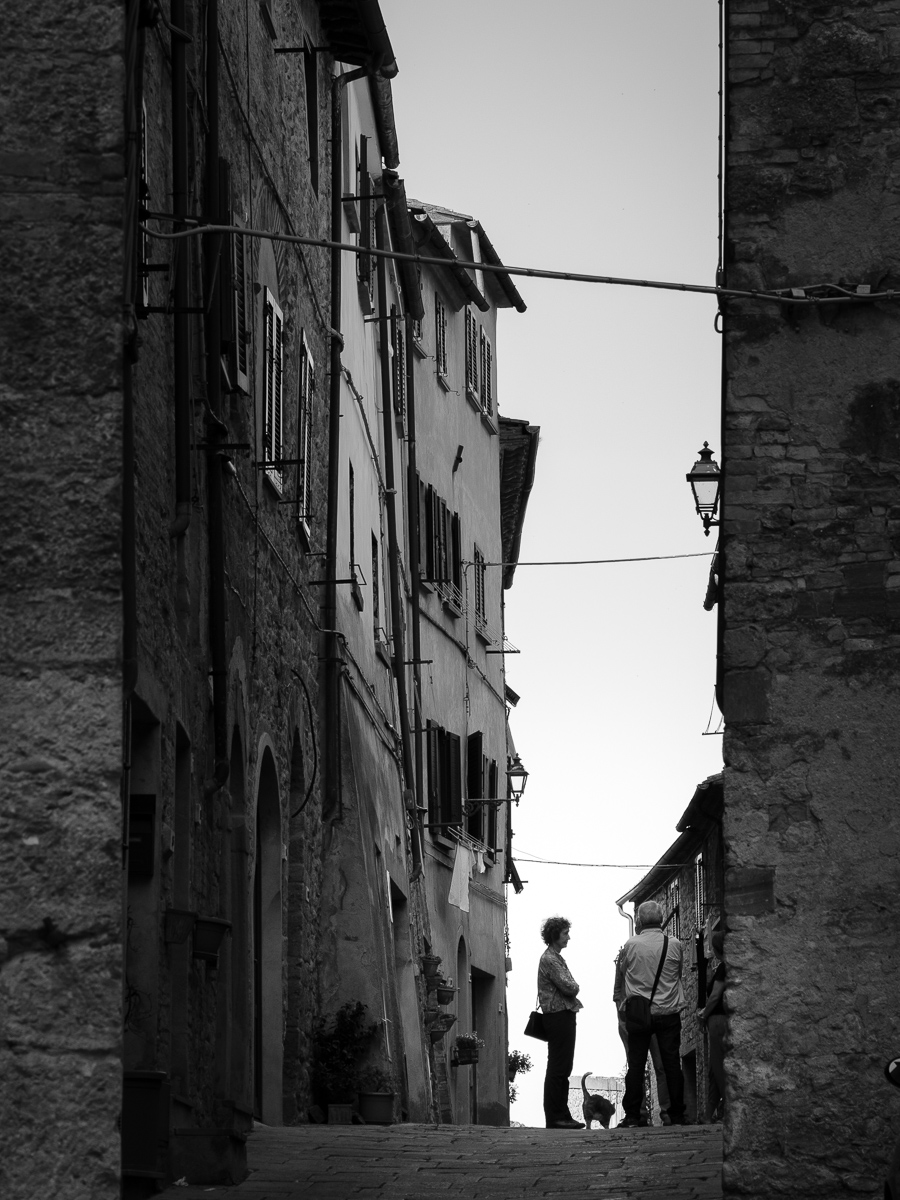 A talk in Volterra.